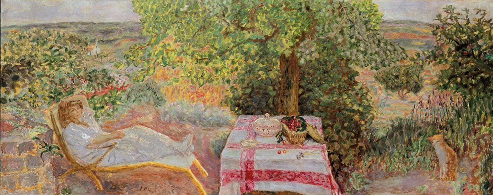 Pierre Bonnard - 1867-1947 - La siesta en el jardín