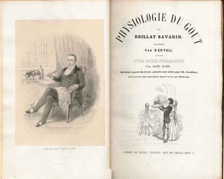 Brillat Savarin. Fisiología del gusto, 1825 - Edición de 1852