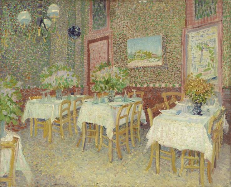  V. Van Gogh - Interior of a restaurant, 1887
