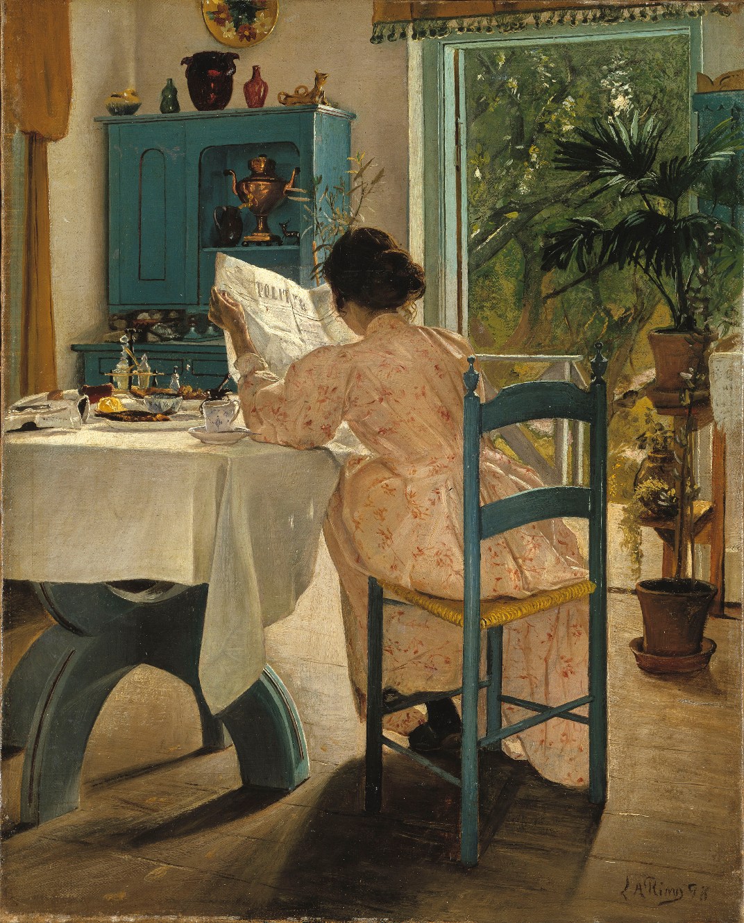 Laurits Andersen RING. En el desayuno – 1898