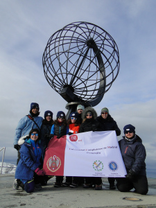 Equipo Geografía UCM en Cabo Norte (Noruega)