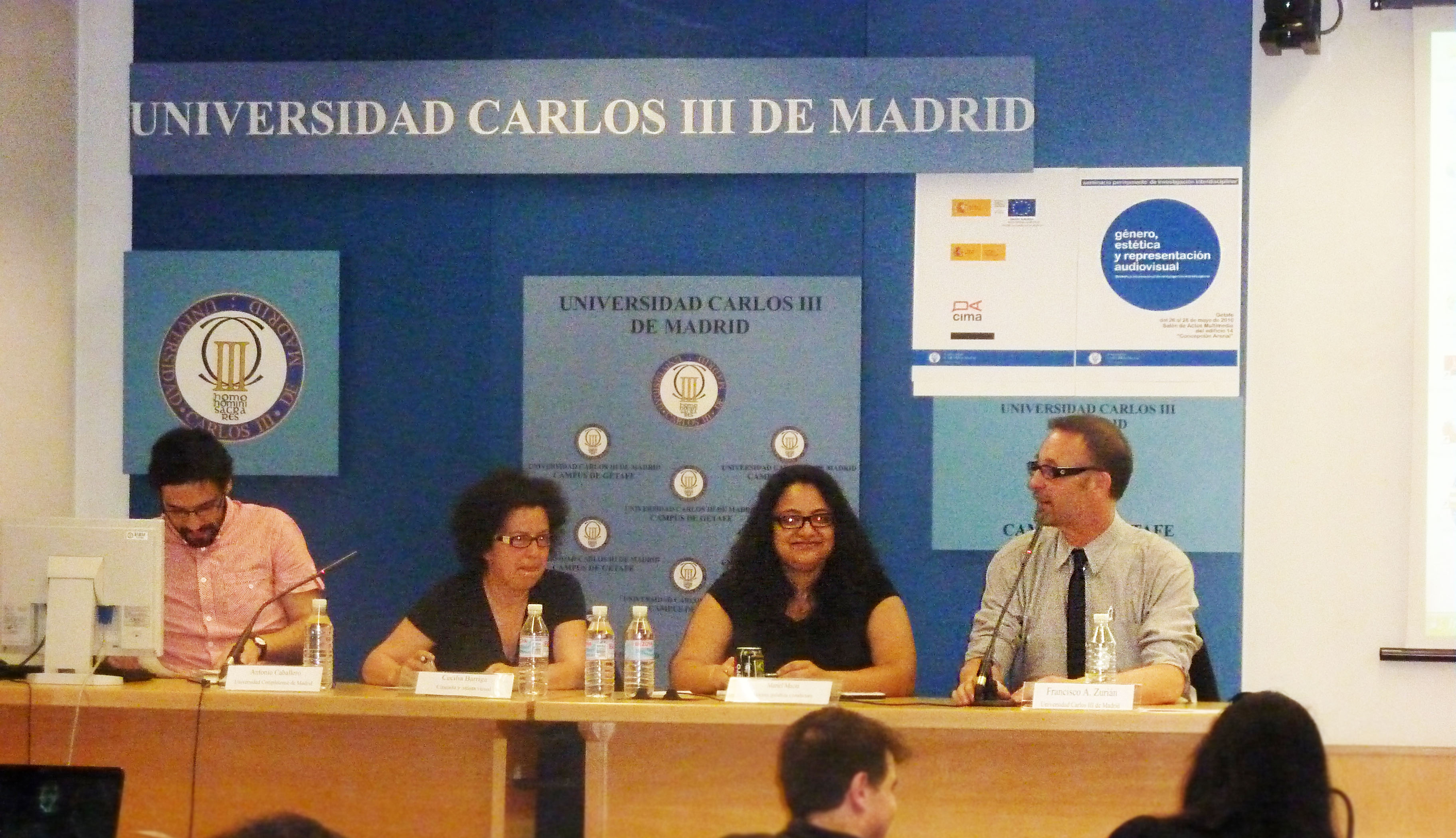 Antonio Caballero, Cecilia Barriga, Mariel Maciá y Francisco A. Zurian