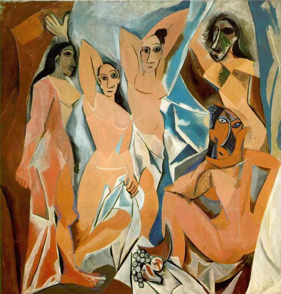 Las señoritas de Aviñon, Picasso, MOMA, Nueva York -EE.UU-