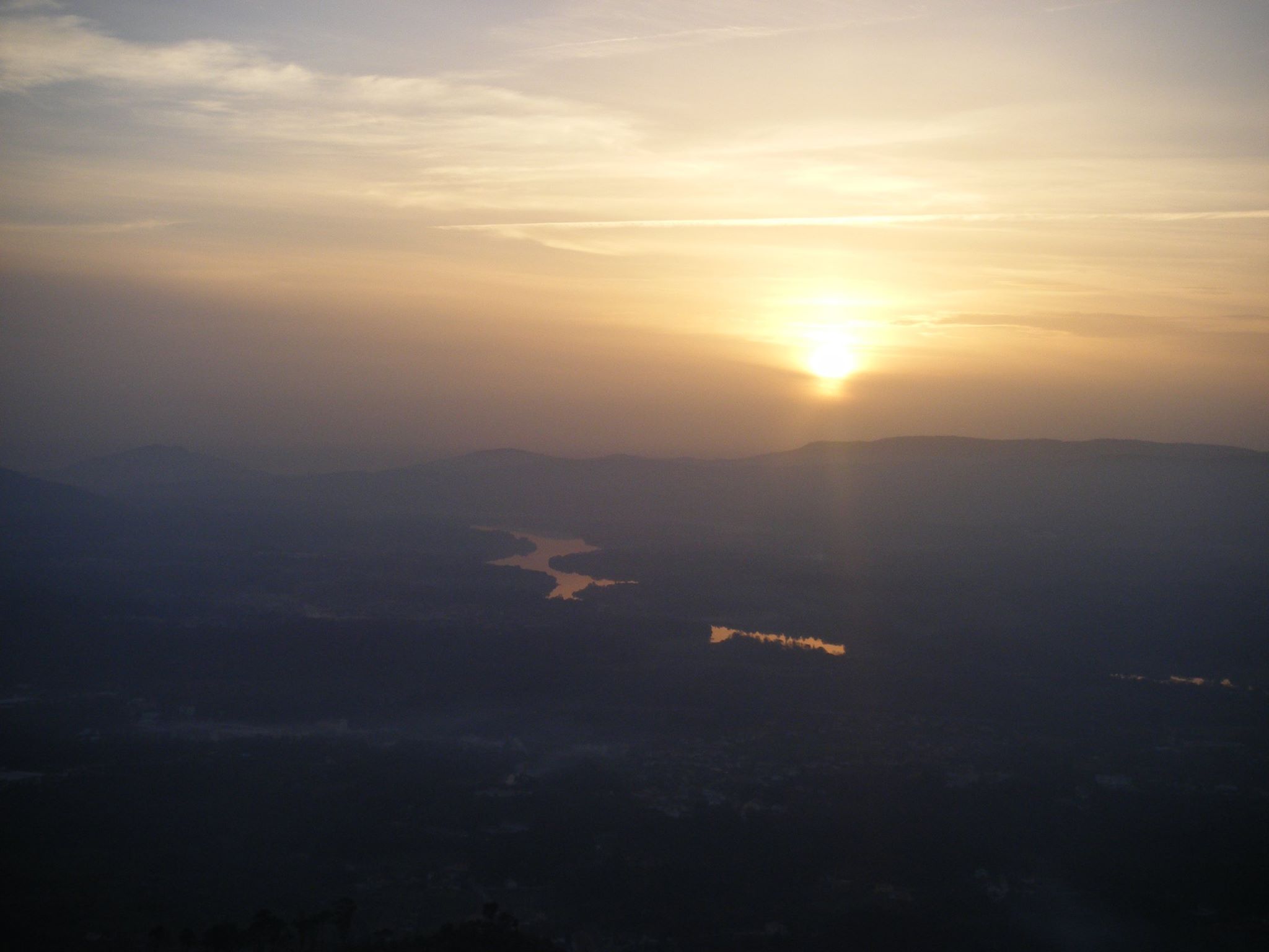 Río Miño, desde el monte Faro (Valença do Minho, Portugal). Octubre, 2015.