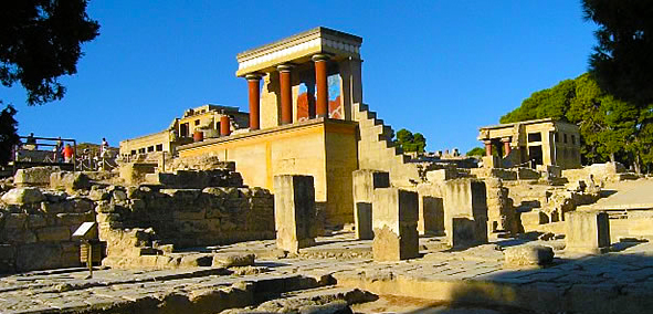 Palacio de Knossos (Creta, II milenio a.C.)