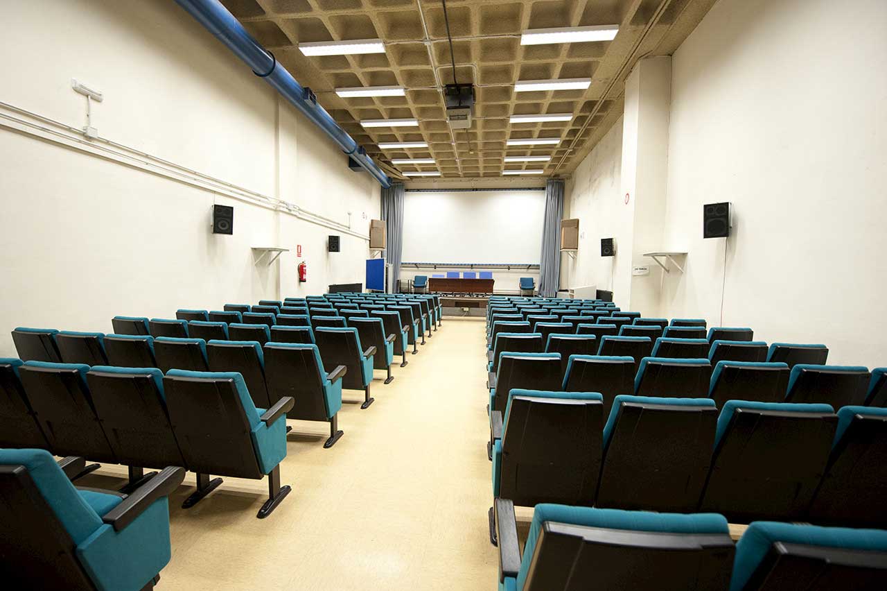 Sala Azul de la Facultad de Ciencias de la Información