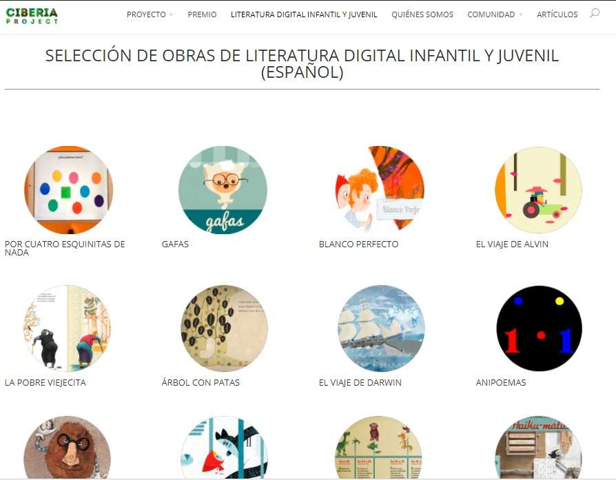 Creación de la Colección de Literatura Digital Infantil y Juvenil