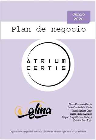 EL MEJOR PLAN DE NEGOCIO ATRIUM CERTIS CURSO 2019-2020 PREMIADO EN la III Edición de Premios de Emprendimiento Social UCM-Santander.