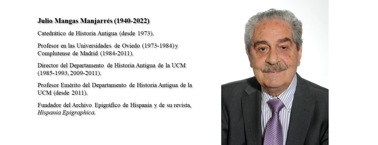 Julio Mangas Manjarrés, in memoriam (1940-2022)