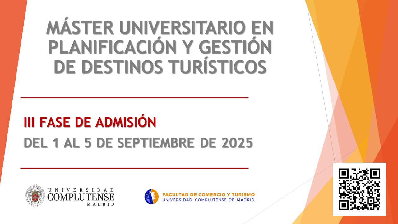 Tercer y último periodo de admisión 