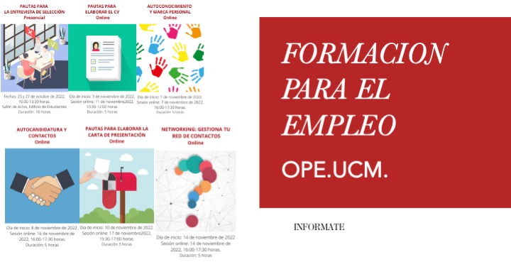 FORMACIÓN PARA EL EMPLEO