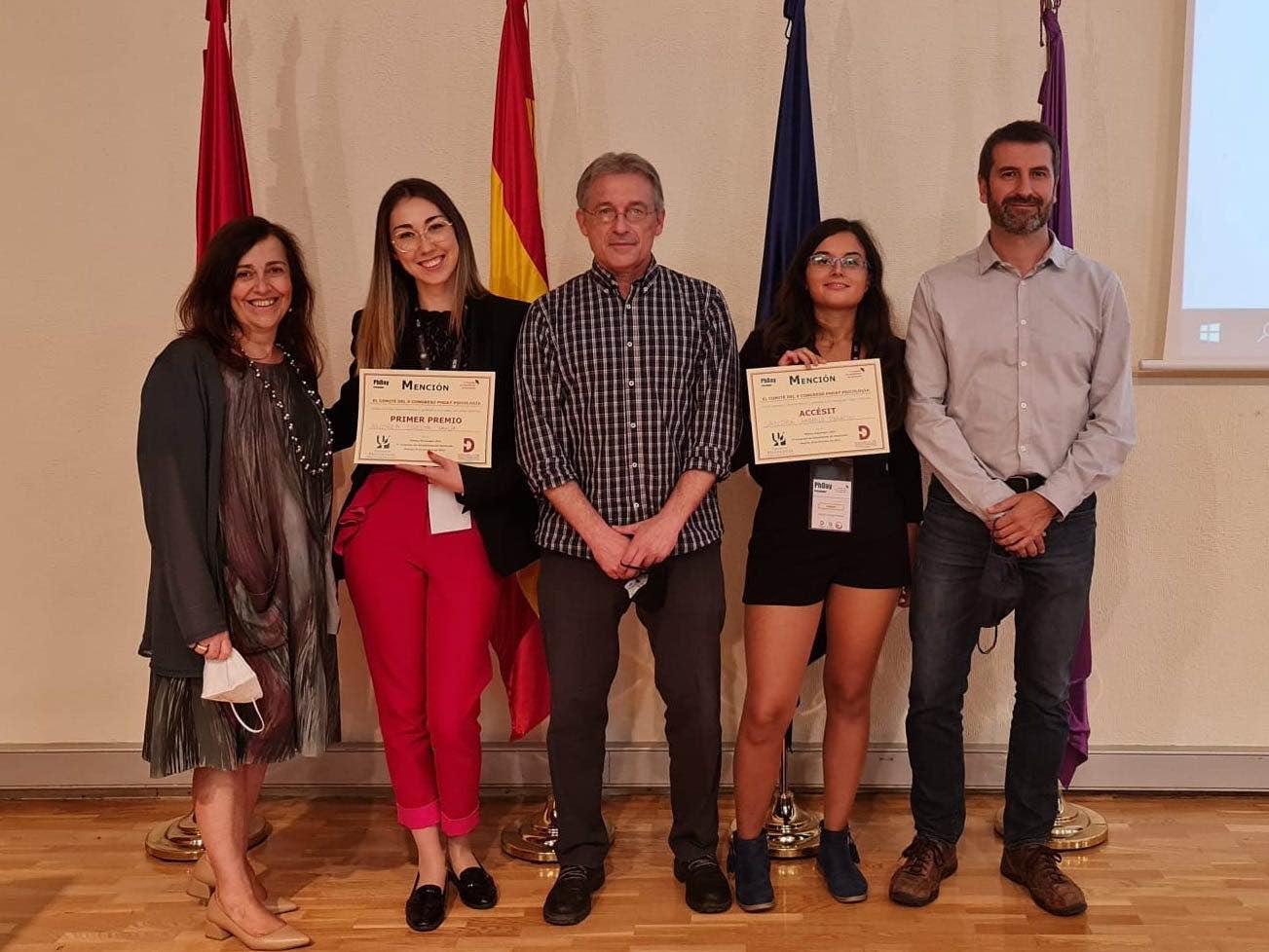 Andrea Cuesta obtiene el primer premio en el V PhDay Psicología UCM