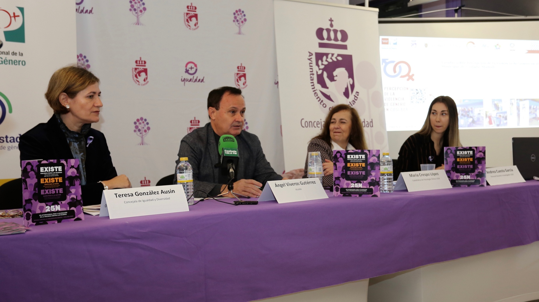 Participamos en rueda de prensa junto al Ayuntamiento de Coslada en la semana contra la Violencia de Género