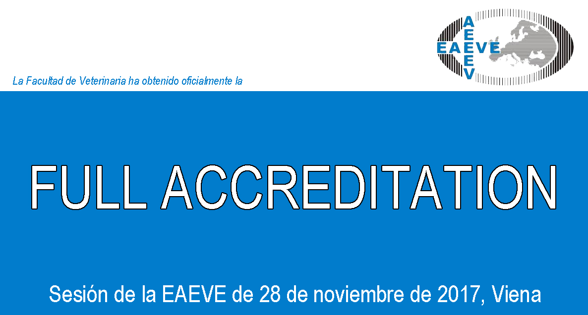 EAEVE Full Accreditation