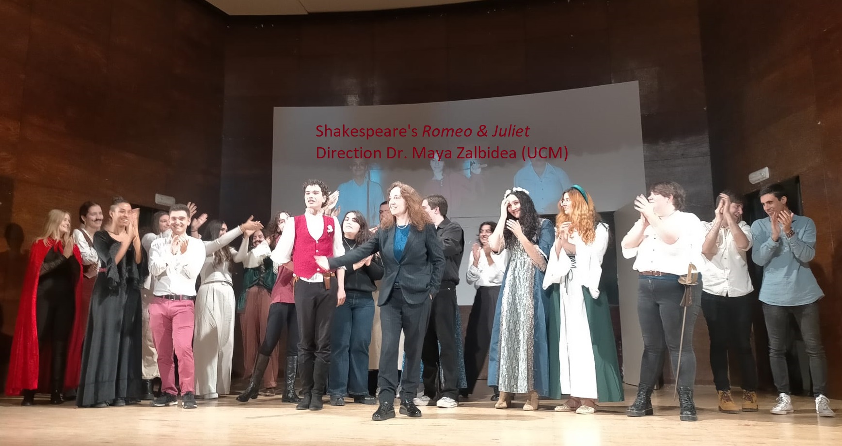 Stage Production of Shakespeare's Romeo & Juliet directed by Maya Zalbidea