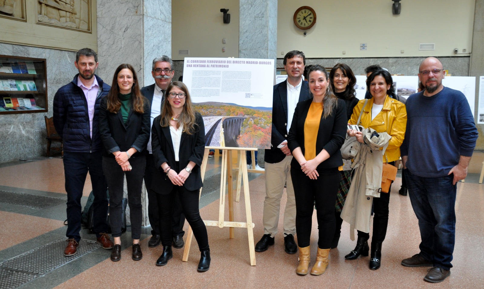 Se inaugura la exposición "El corredor ferroviario del directo Madrid-Burgos"