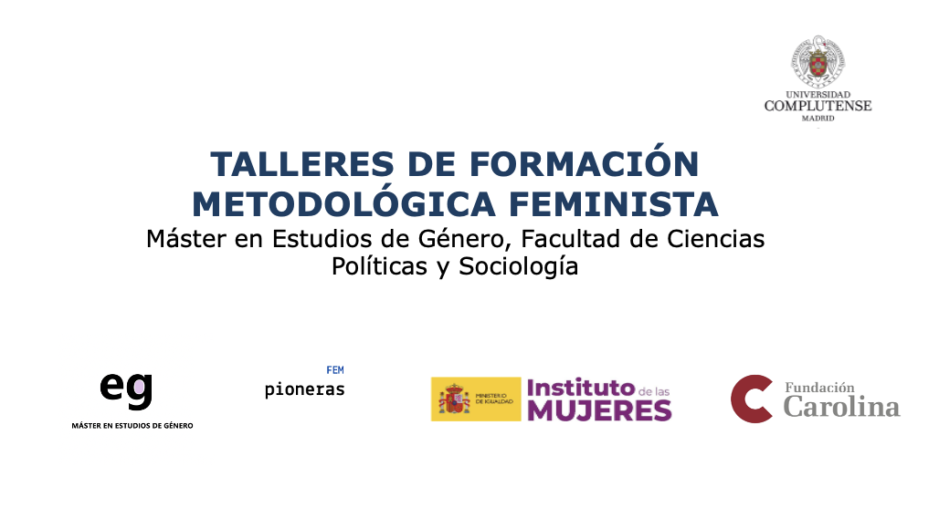 Talleres de formación metodológica feminista