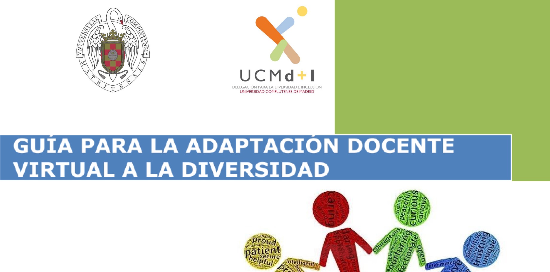 Guía UCM para la Adaptación Docente Virtual a la Diversidad - Versión 2021