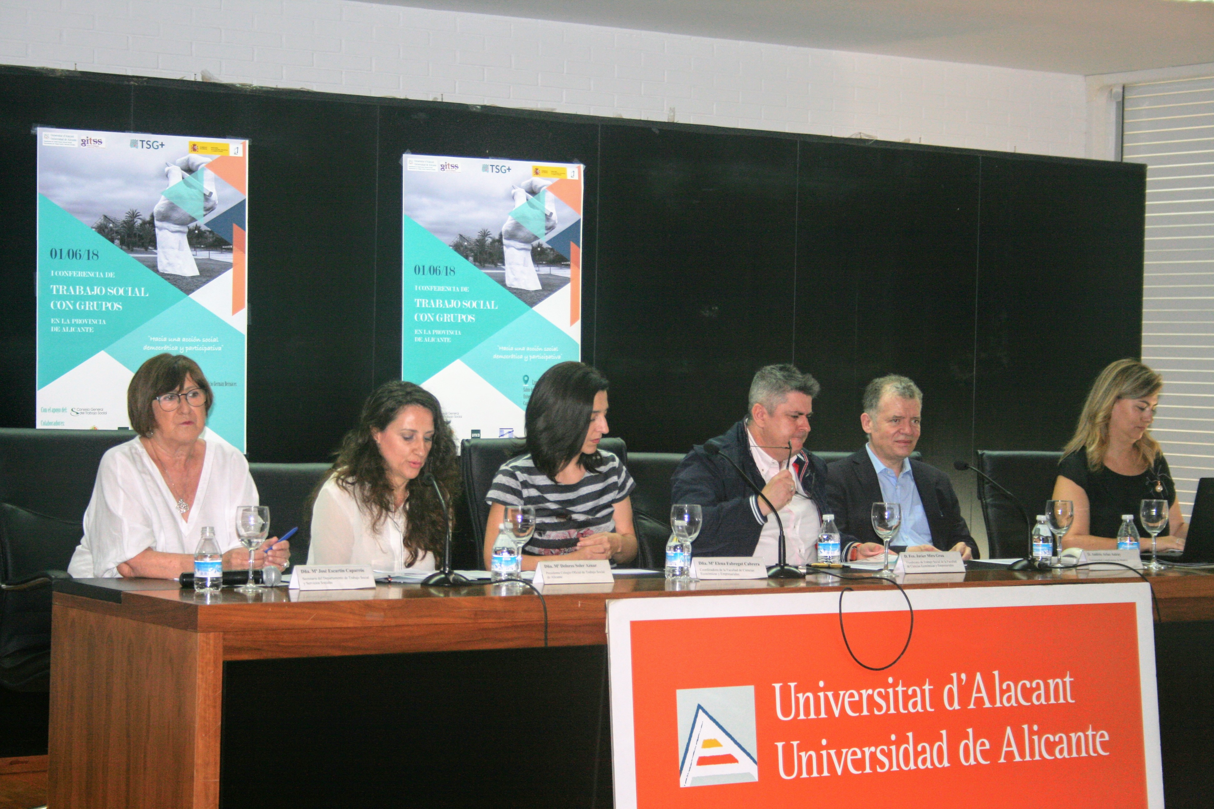 I Conferencia de Trabajo Social con grupos en la Provincia de Alicante