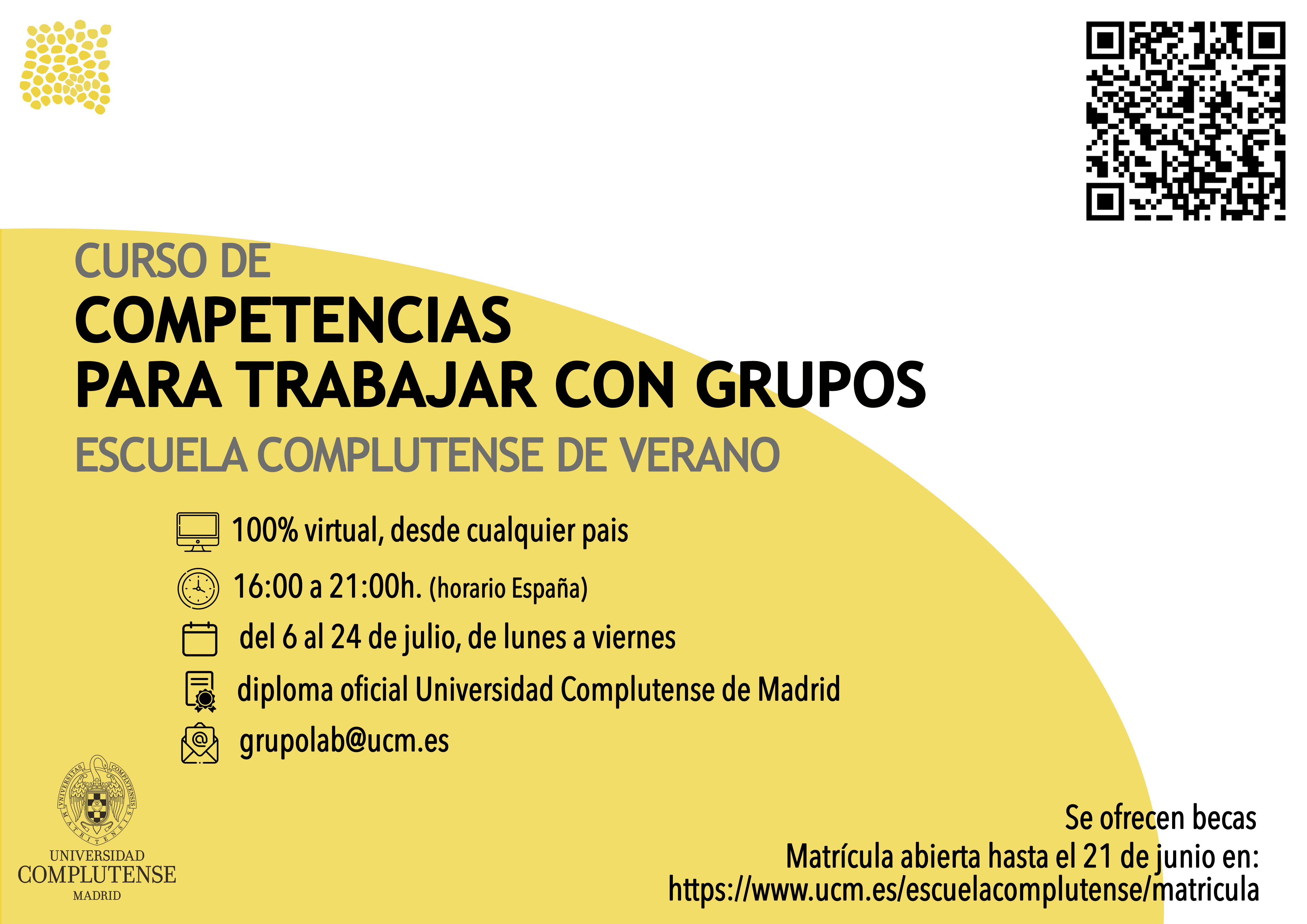 Curso Competencias para Trabajar con Grupos. Ahora completamente virtual