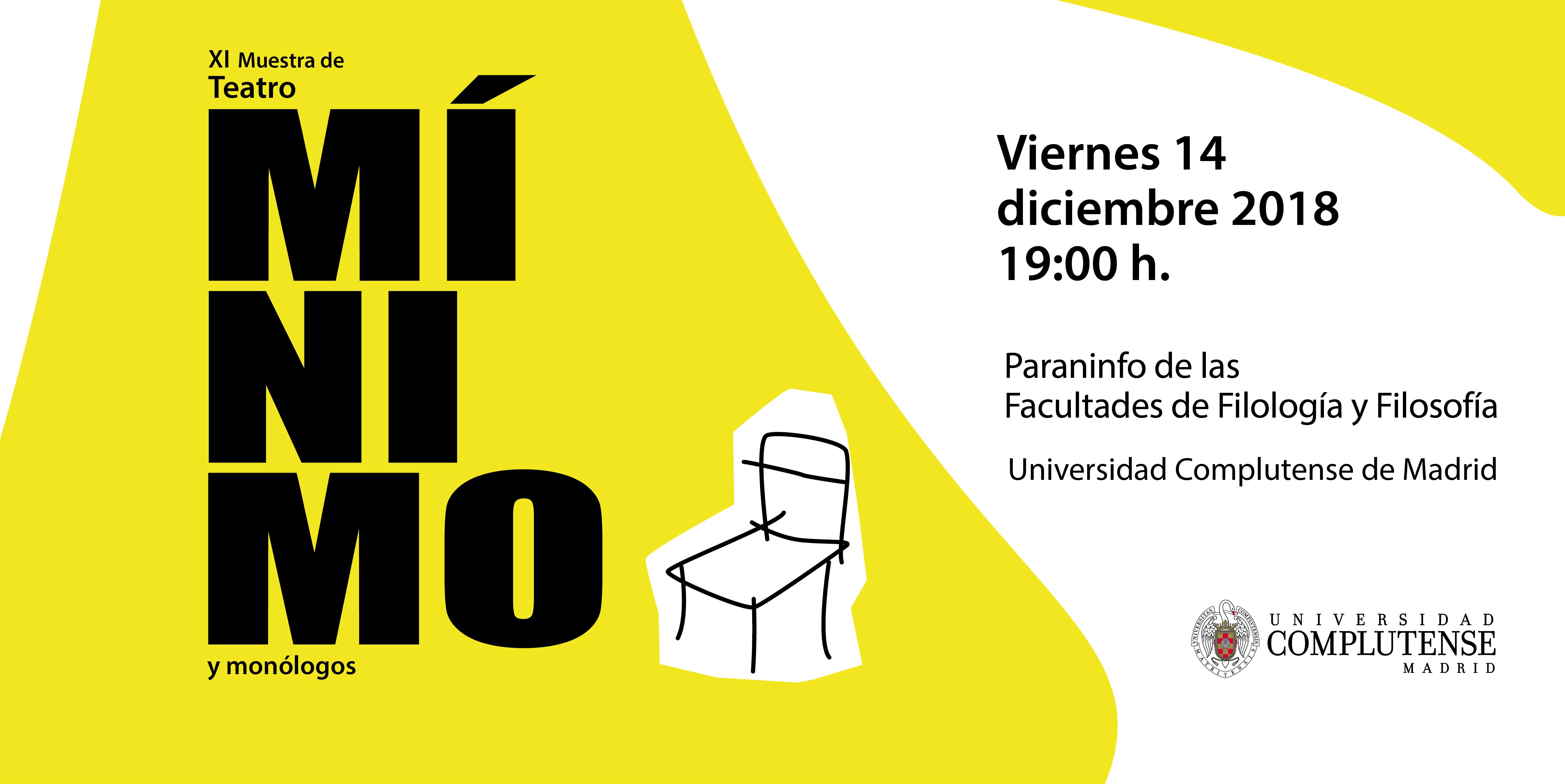XI Muestra de Teatro Mínimo y Monólogos