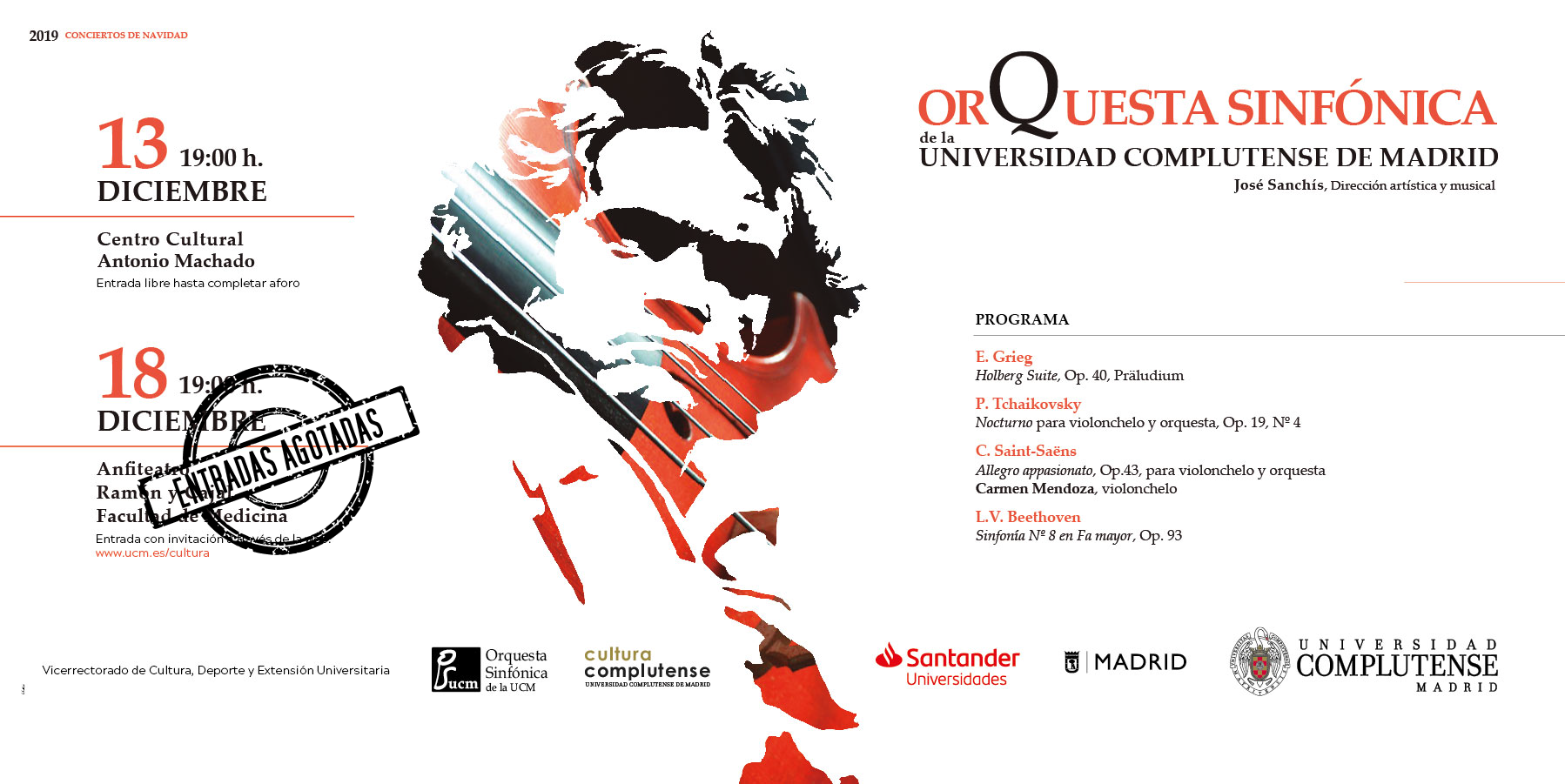 Conciertos de Navidad de la Orquesta Sinfónica de la UCM