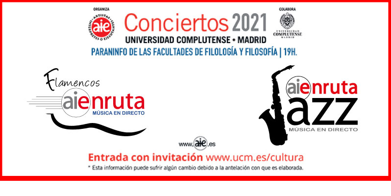 AIEnRuta 2021. Conciertos de Flamenco y Jazz.
