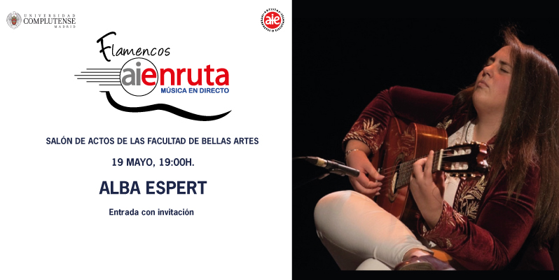 Concierto de Flamenco, Alba Espert, 19 mayo, 19:00h.