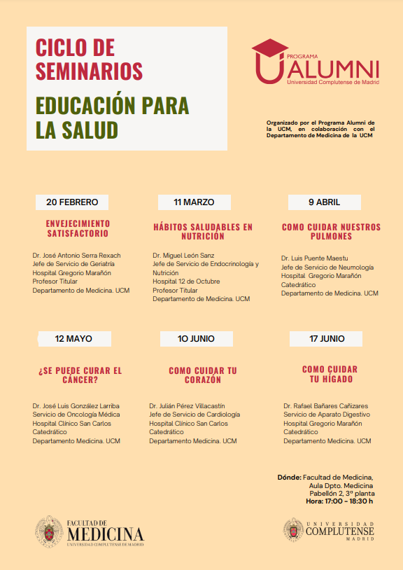 Ciclo de Seminarios Educación para la Salud - Programa ALUMNI