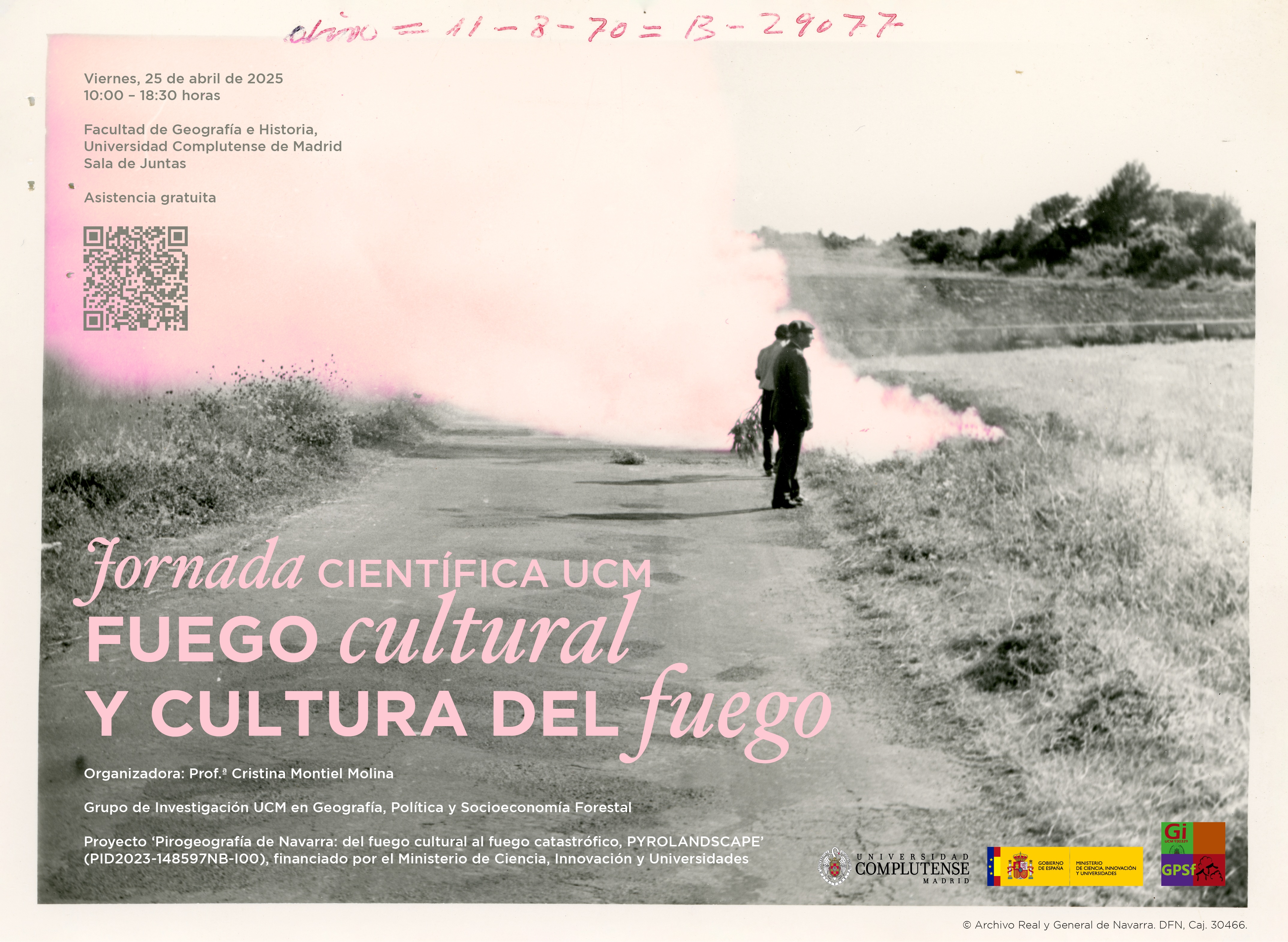 Jornada Científica UCM 'Fuego cultural y cultura del fuego'