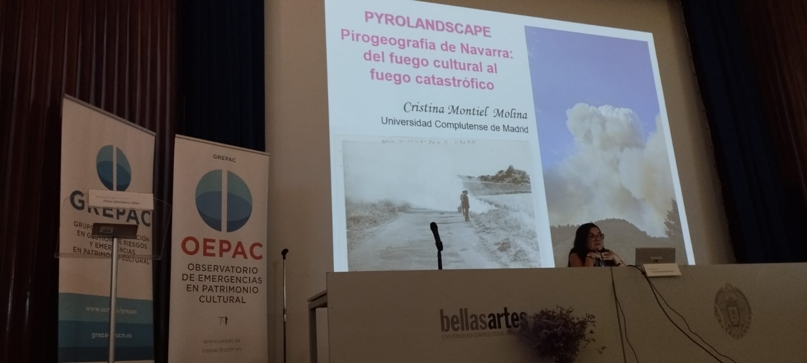 Presentación de PYROLANDSCAPE en el VI Congreso Iberoamericano sobre Conservación del Patrimonio