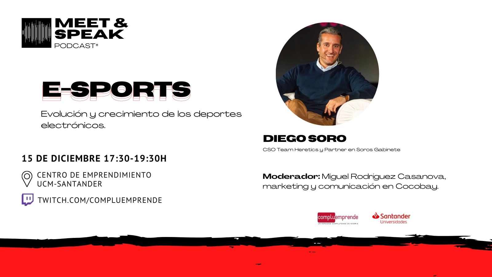 MEET & SPEAK - E-SPORTS con Diego Soro.