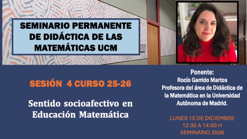 15/12. Seminario Sentido socioafectivo en Educación Matemática.