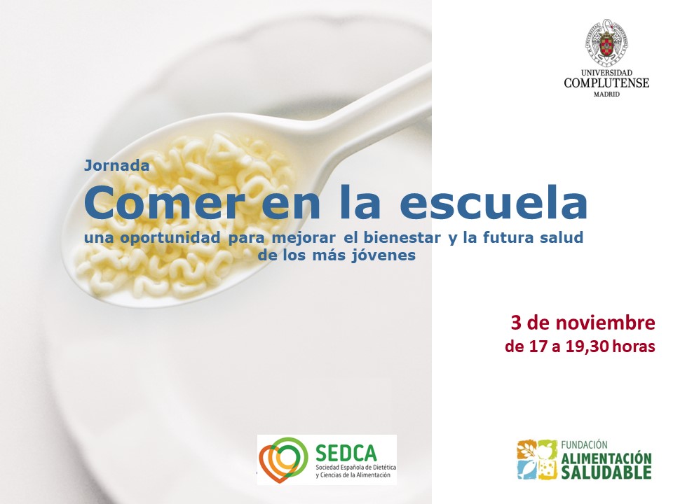 Jornada científica "Comer en la Escuela" con la participación de Lola Marrodán