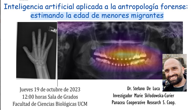 Seminario el 19 Octubre a cargo del Dr. Stefano de Luca