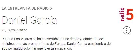 Entrevista a Daniel García sobre el yacimiento Ruidera-Villares