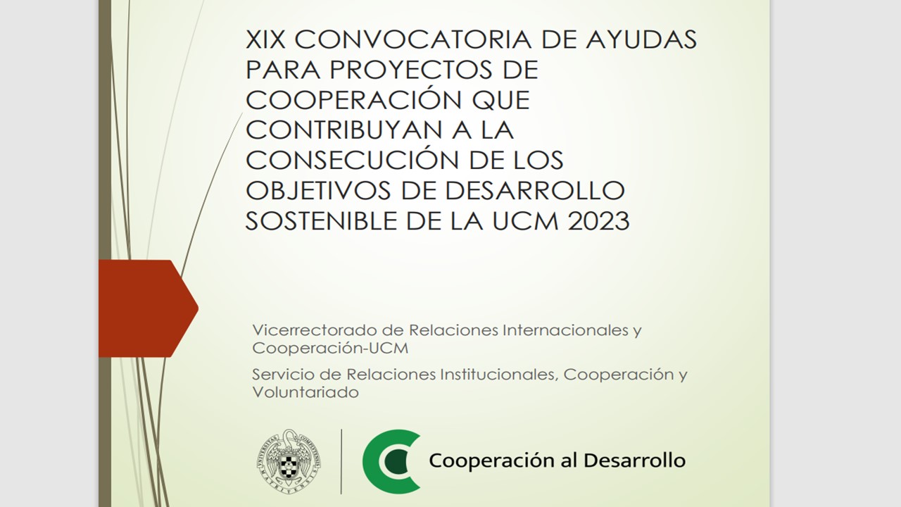 Publicada la Revista de Proyectos de Cooperación 2023