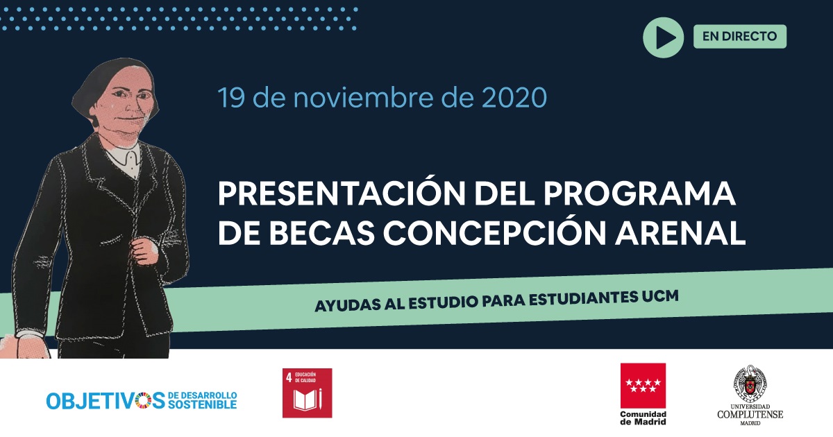 Webinar becas y ayudas al estudio para Estudiantes UCM - ¡Nuevas convocatorias!