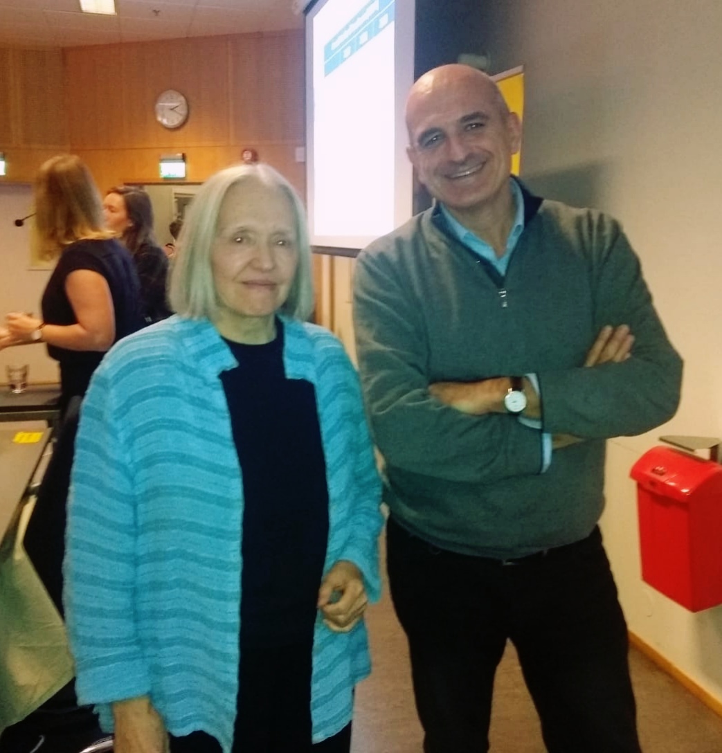 José Manuel Ruano y Saskia Sassen en el Urban Research Conference, Oslo 30-31 octubre