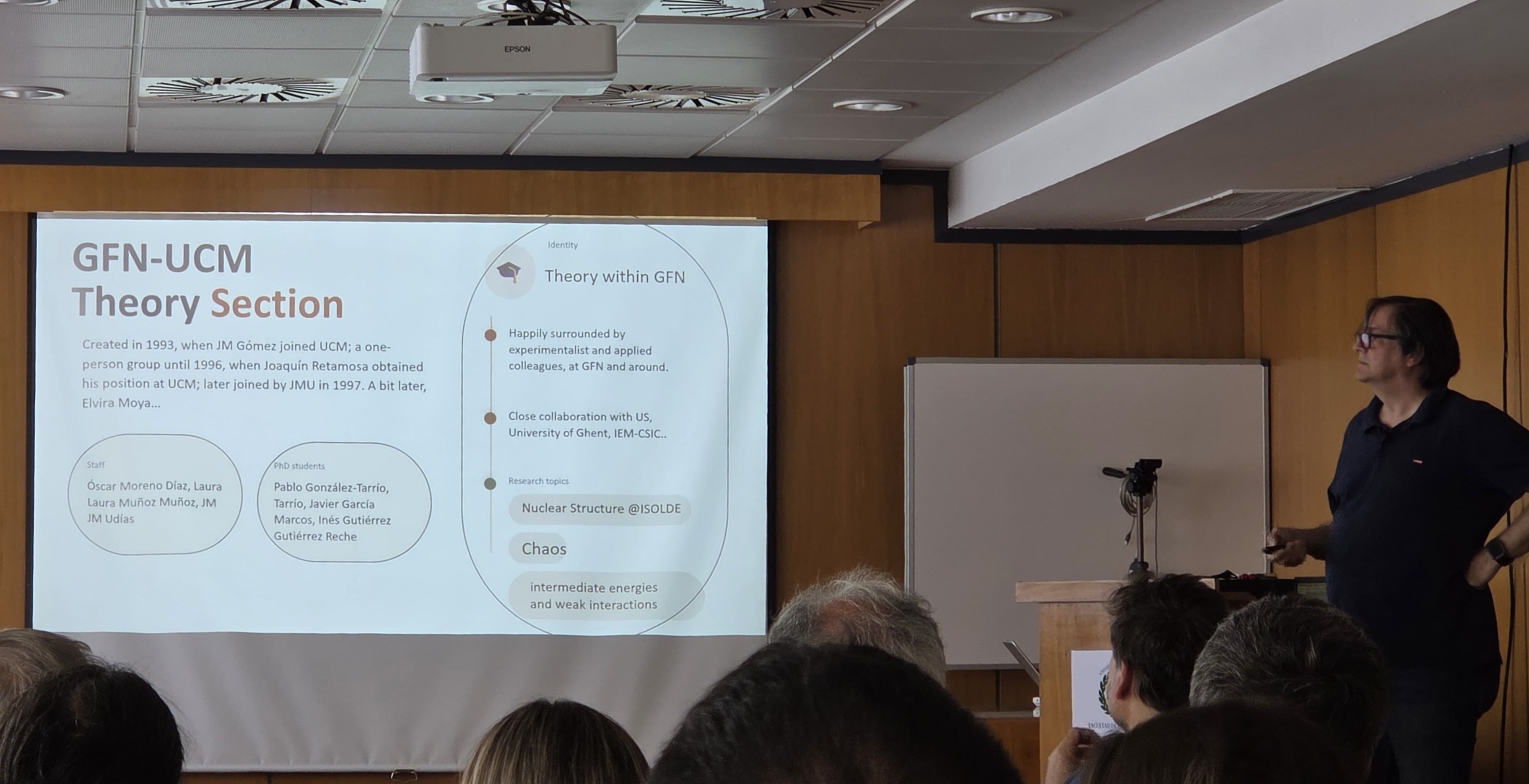 El GFN participa en el encuentro Nuclear Theory in Spain 2026