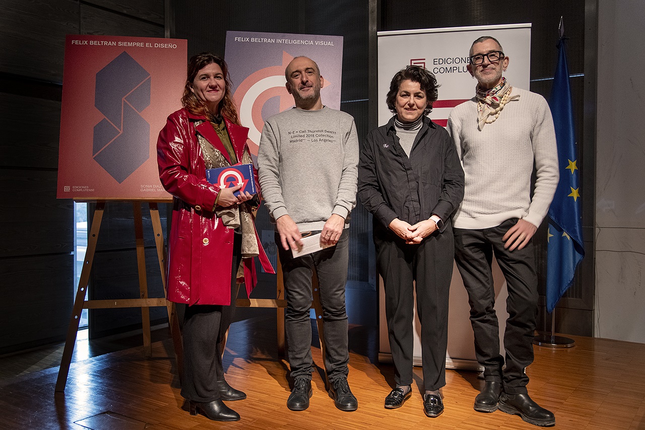Presentación de los libros "Félix Beltrán. Inteligencia visual" y "Félix Beltrán. Siempre el diseño" (Imagen: Tribuna Complutense)