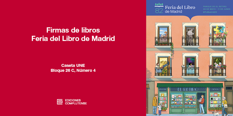 Fechas y horarios de nuestras firmas de libros en la Feria del Libro de Madrid