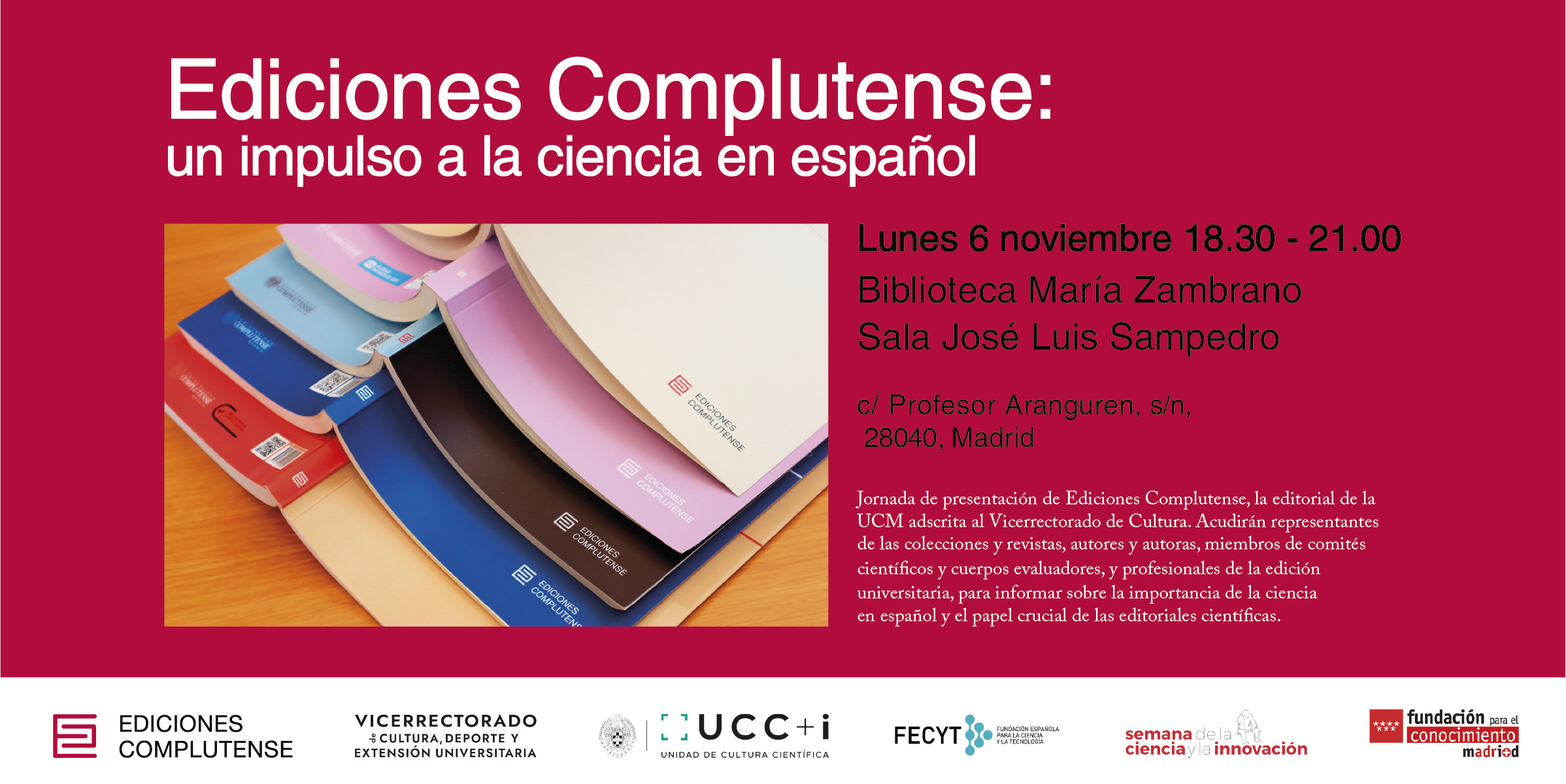 Ediciones Complutense: un impulso a la ciencia en español