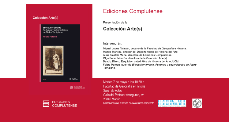 Presentación de la Colección Artes(s) 7 de mayo, 10:30h.