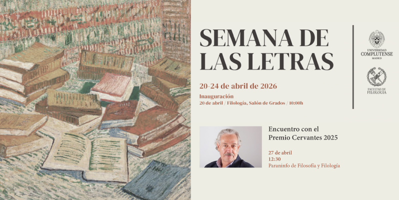 Arranca la Semana de las Letras 2026 en la Complutense
