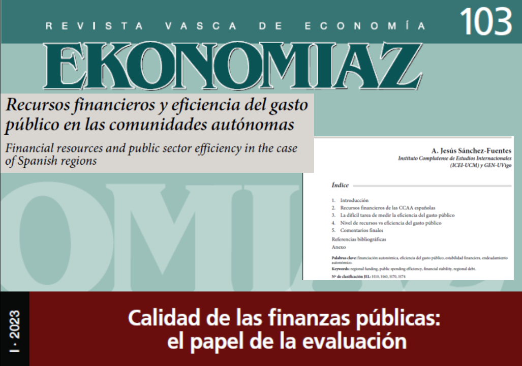 Recursos financieros y eficiencia del gasto público en las comunidades autónomas