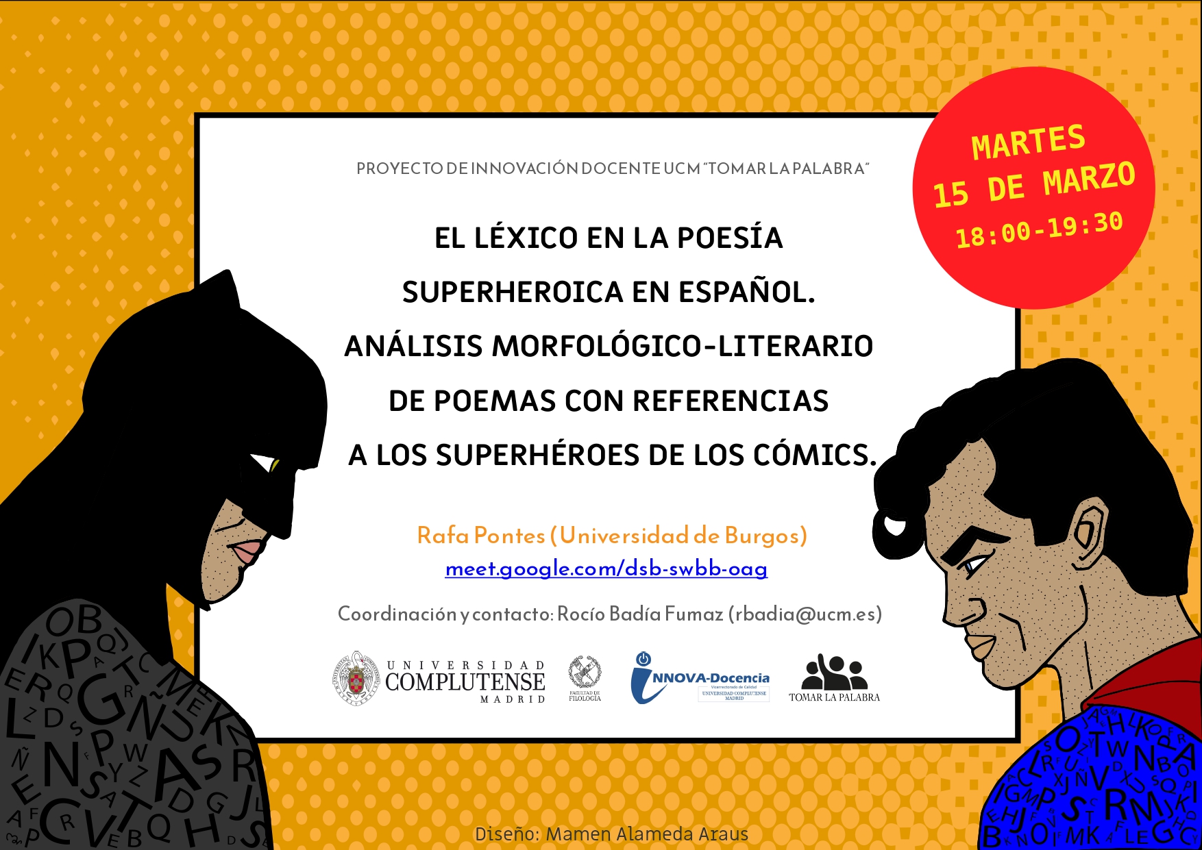 Rafael Pontes Velasco, "El léxico en la poesía superheroica en español. Análisis morfológico-literario de poemas con referencias a los superhéroes de los cómics"