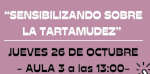 Charla: 'Sensibilizando sobre la Tartamudez'.