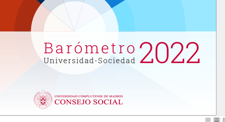 Barómetro Universidad-Sociedad 2022
