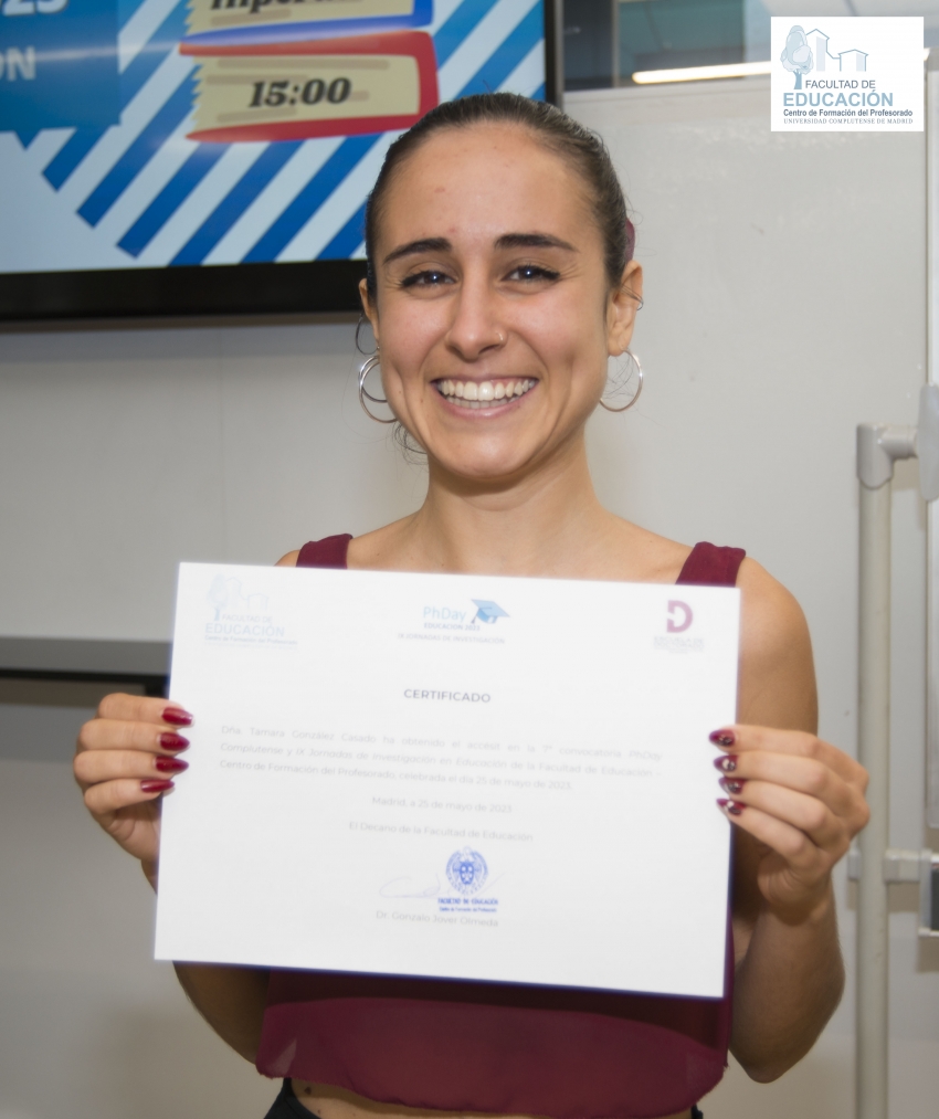 Piedad García Muga y Tamara González Casado, premios 2024 y 2023 en el PhDay